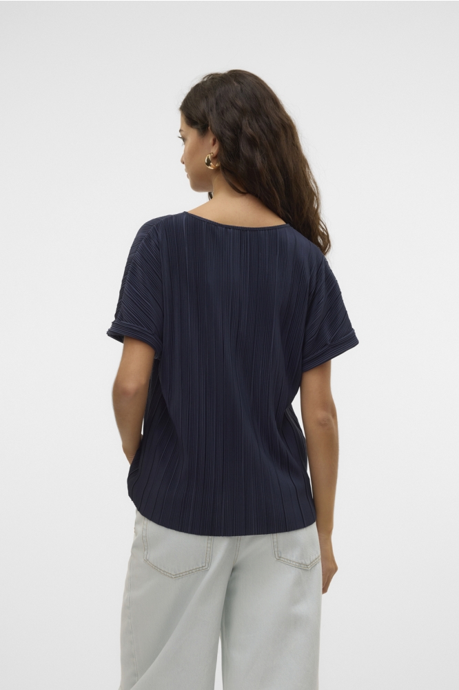 VMAURORA SS O-NECK T-SHIRT JRS GA 10327037 NAVY BLAZER